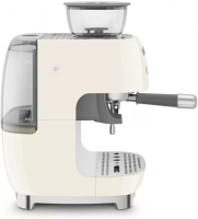 Кофеварка рожковая с встроенной кофемолкой Smeg EGF03CREU, бежевый