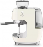 Кофеварка рожковая с встроенной кофемолкой Smeg EGF03CREU, бежевый