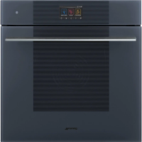 Электрический духовой шкаф с паром и СВЧ Smeg SO6104APG, серый