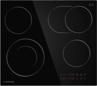 Варочная панель электрическая Maunfeld CVCE594SMDBK черный