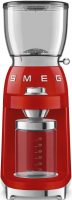 Кофемолка Smeg CGF11RDEU, красная