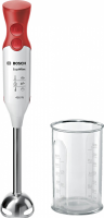 Блендер погружной Bosch MSM64110 белый/красный