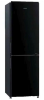 Холодильник Hitachi R-BG410PUC6 GBK черный стекло