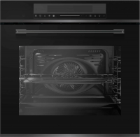 Духовой шкаф встраиваемый электр. Hyundai HMEO 6780 DX черный серебр.