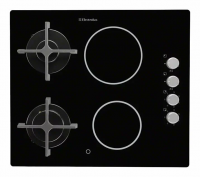 Варочная панель комбинированная Electrolux EGE6172NOK, черный