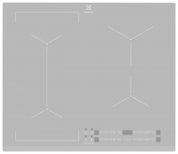 Варочная панель индукционная Electrolux EIV63440BS серый серебристый