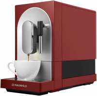 Кофемашина автоматическая Maunfeld MF-A7021RD, красный/серебристый