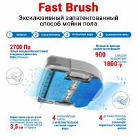 Робот-полотер Hobot LEGEE-7 черный/синий