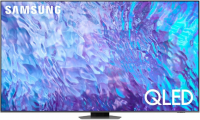 Телевизор QLED Samsung QE98Q80CAUXRU, Smart TV, черный/серебристый