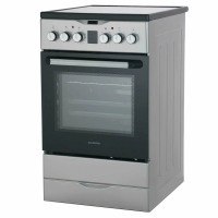 Плита Электрическая Darina PLS ECI 241 616 1S серебристый/черный стеклокерамика