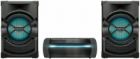 Минисистема Sony Shake-X10 черный 1200Вт CD CDRW DVD DVDRW FM USB BT