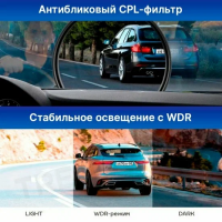 Видеорегистратор TrendVision TDR-725 Real 4K Max черный 8Mpix 2160x3840 2160p 170гр. GPS NT96670