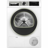 Сушильная машина Bosch WQG1420AME, белый/черный