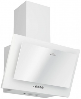 Вытяжка наклонная Elikor Коралл 50П-430-КЗД белый/стекло