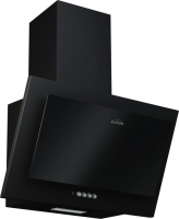 Вытяжка наклонная Elikor Коралл 50П-430-КЗД черный/стекло