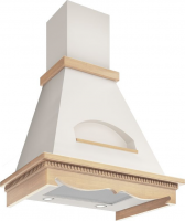 Вытяжка купольная Elikor Бельведер 90П-650-П3Д бежевый/дуб неокрашенный