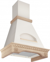 Вытяжка купольная Elikor Бельведер Флореале 60П-650-П3Д бежевый/дуб неокрашенный