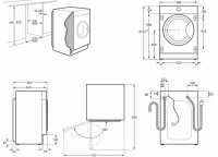 Стиральная машина встраиваемая AEG L8FBE48SCI, белый/черный (Италия)