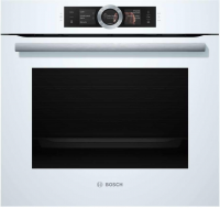 Электрический духовой шкаф с паром Bosch HSG636BW1, белый