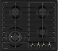 Газовая варочная панель Korting HG 674 CTSN, черный