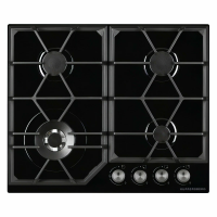 Варочная поверхность газовая Kuppersberg FG 62 B, черный/закаленное стекло