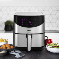 Аэрогриль Kitfort КТ-2231 1700Вт, серебристый