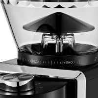 Кофемолка Kitfort КТ-787 200Вт, черный/серебристый