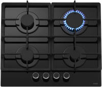 Газовая варочная панель Haier HHX-G64CNB, черный/стекло