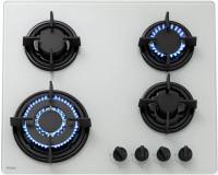 Газовая варочная панель Haier HHX-G 64 CWW1, белый/закаленное стекло