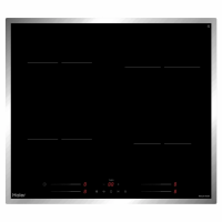 Индукционная варочная панель Haier HHY-Y64SFB, черный/серебристый