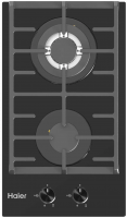 Газовая варочная панель Haier HHX-G32CWLB, черный/стекло