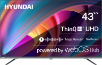 Телевизор LED Hyundai H-LED43BU7100, Smart TV, серый