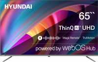 Телевизор LED Hyundai H-LED65BU7100, Smart TV, серый