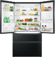 Холодильник Haier HB 25 FSNAAA RU black inox