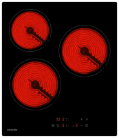 Электрическая варочная панель GRAUDE EK 45.0 S, сенсорное управление, чёрная