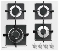 Газовая варочная панель GRAUDE GS 60.3 W (белый)