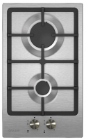 Газовая варочная поверхность GRAUDE GS 30.1E, нержавеющая сталь, 2 конфорки
