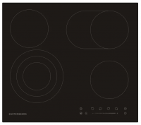 Электрическая варочная панель Kuppersberg ECS 623, черный