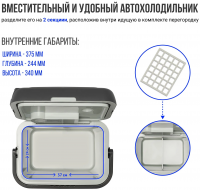 Автомобильный холодильник Tesler TCF-3512