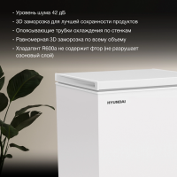 Морозильный ларь Hyundai CH15081, белый