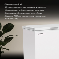 Морозильный ларь Hyundai CH25081, белый