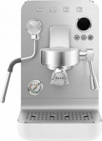 Кофеварка рожковая Smeg EMC02WHMEU, белый/серебристый