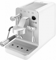 Кофеварка рожковая Smeg EMC02WHMEU, белый/серебристый