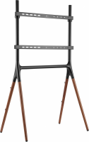 Подставка для телевизора Cactus CS-ST1247BKWN, черный/орех 49"-70" макс.40кг напольный