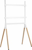 Подставка для телевизора Cactus CS-ST1247WTBCH, белый/береза 49"-70" макс.40кг напольный