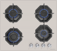 Газовая варочная панель Maunfeld EGHG.64.2CBG\G, бежевый