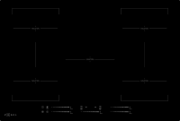 Индукционная варочная панель Zugel ZIH617B, черный