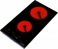 Электрическая варочная панель Hyundai HHE 3286 BG, черный