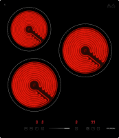 Варочная поверхность Hyundai HHE 4554 BG, черный