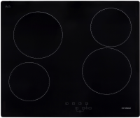 Электрическая варочная панель Hyundai HHE 6410 BG, черный